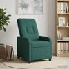 Recliner Dark Green Fabric