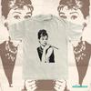 Audrey Hepburn Vintage Grafik-T-Shirt, Old Hollywood Stil, 100% Baumwolle