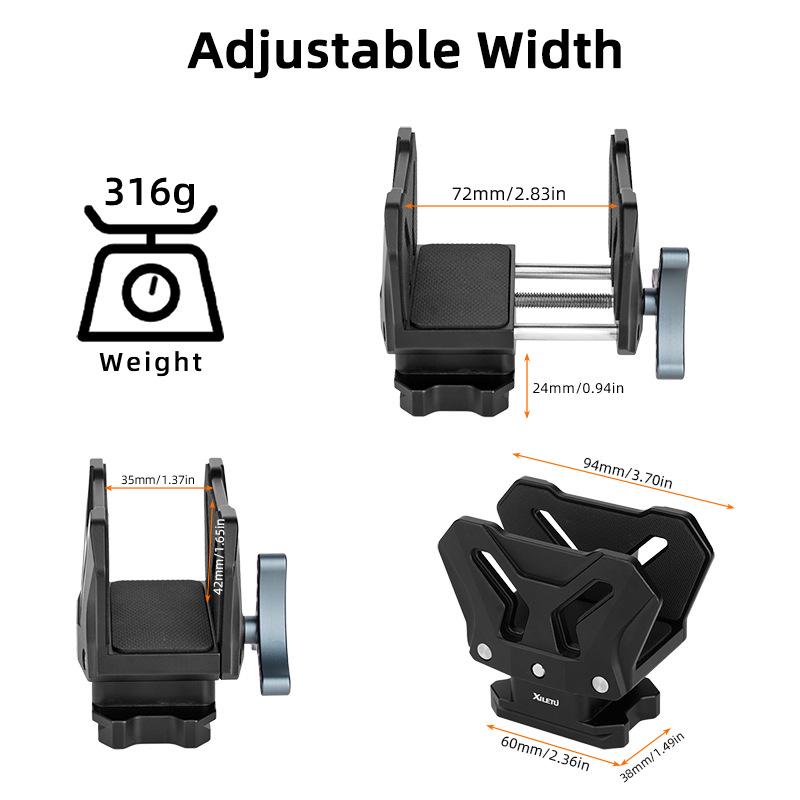 Joyload Lightweight Aluminum Tripod Saddle Support Adapter