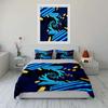 "Futuristic Decor Set for Room" Soft Comfortable Duvet Cover Bedding Set Included 1*Duvet Cover & 2*Pillowcases gift