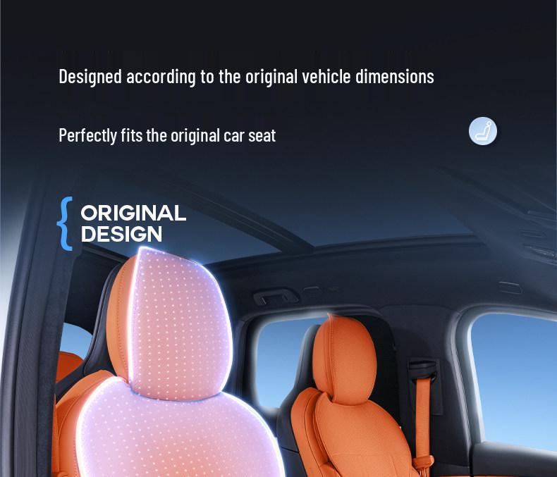 Haval H9 Universal Seat Cushion: Four-Season Breathable Ventilated Cover for Five-Seater Cars.