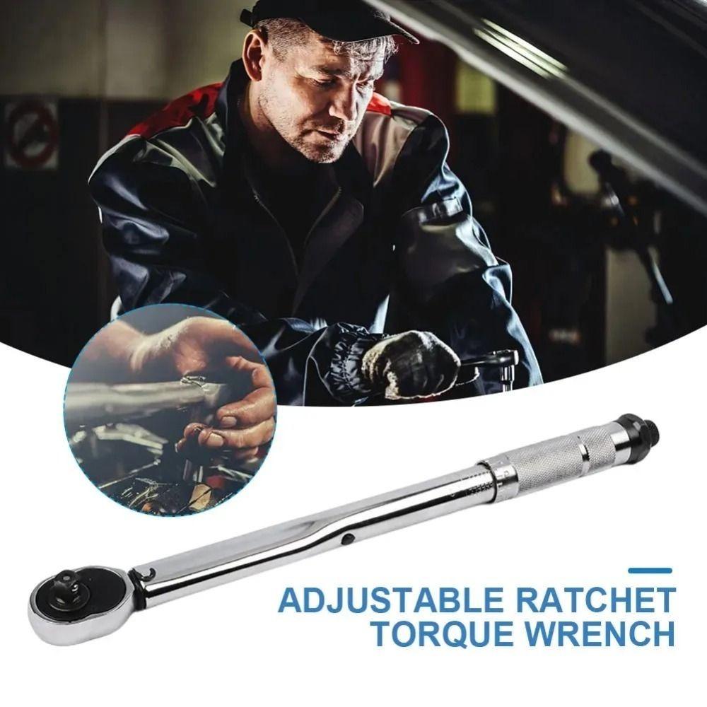1/4 Inch Preset Torque Wrench 5-25N-m Ratchet Torque Wrench Torque Tool Professional