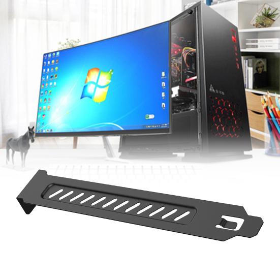 5Pcs PCI Slot Baffle Dust-proof Ventilation Electroplated Cooling Desktop PCI Slot Cover for Computer