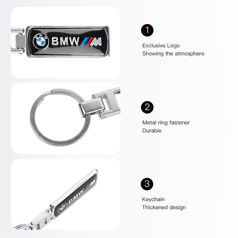 BMW Keychain Metal Emblem Car Keyring For BMW M Performance M3 M5 M6 Power F10 F13 E30 X1 X2 X3 X5 X4 X6 X7 G30 G20 G32 G11 G12