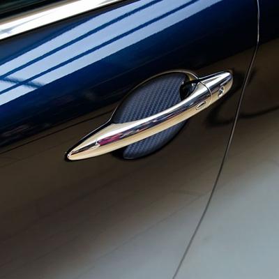 4 Pcs/set Car Door Handle Protective Sticker Scratch Resistant Sleeve Car Styling Sticker Handle Protective Film Parts
