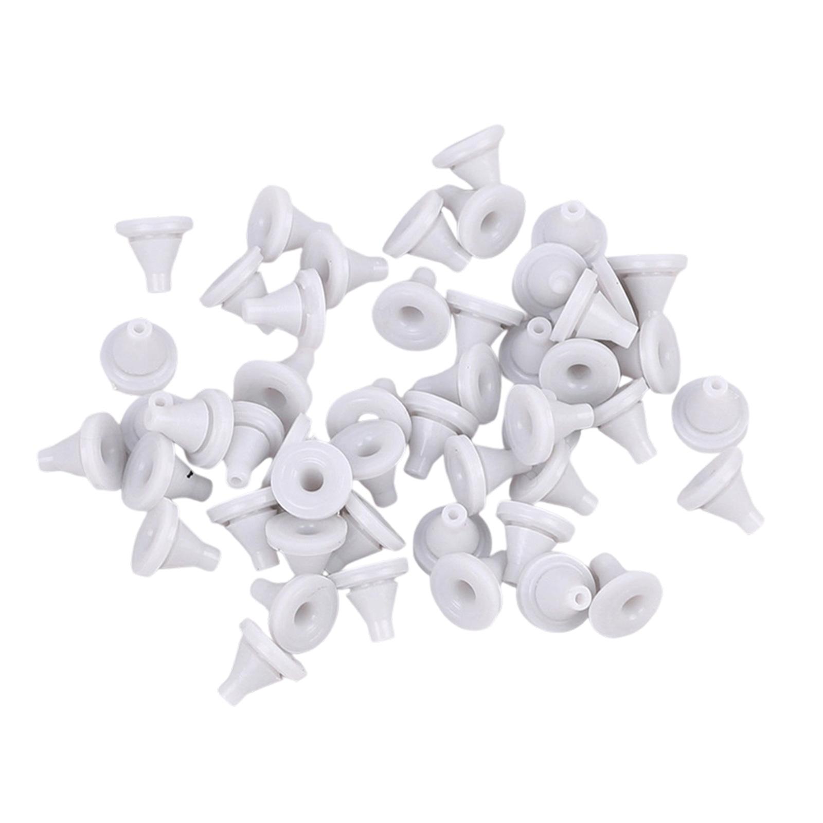 

100Pcs Silicone Shower Nozzle Shower Head Sprays Hole Round Tip Shower Head Replacement Nozzles for Hole Diameter 4mm