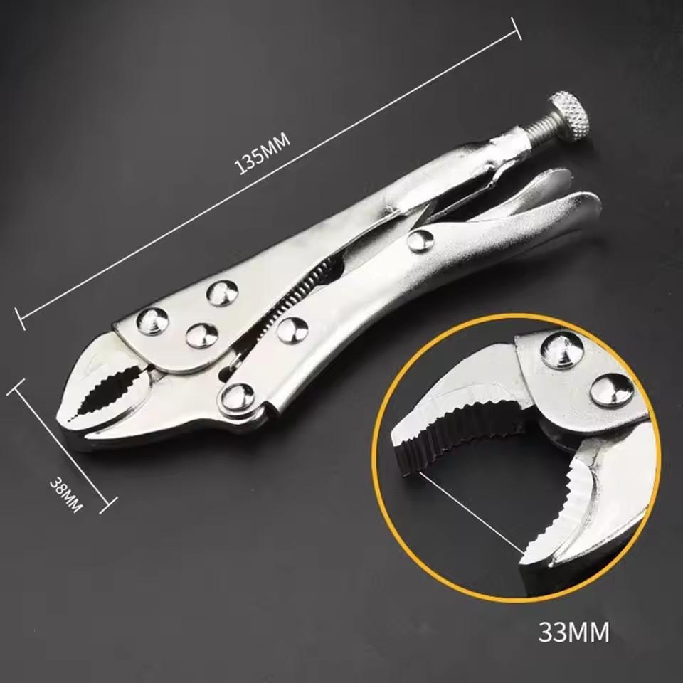 Powerful Pliers, Multifunctional Pressure Pliers, Heavy-duty Tools, Industrial Grade Fixed Circular Mouth Force Wrench, C- Type