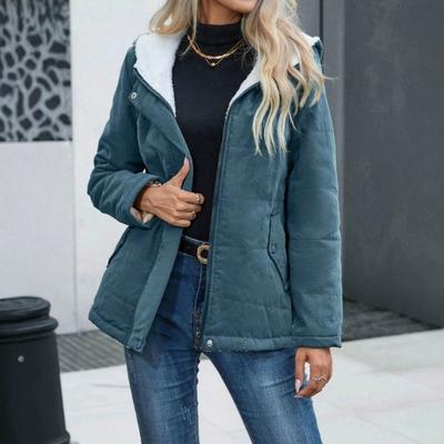Women S Hooded Loose Plus Size Cotton Coat For Autumn Winter