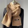 Womens Knitted Infinity Scarf Winter Warm Thick Soft Double-Sided Crochet Wrap Outdoor Wear