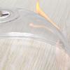 ABS Microwave Splatter Cover Transparent Cover Microwave Plate Cover Lid with Handle and Adjustable Steam Vents Holes