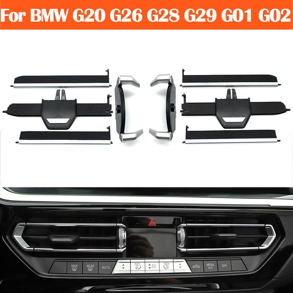Car Front Centra AC Air Conditioner Vent Grill Slider Clip Repair Kit For BMW 1 2 3 4 Z4 Series F40 F44 G20 G26 G28 G29 G01 G02