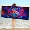 Popular Anime el H-Hazbin Bath Towel Microfiber Soft Water Absorbing Breathable For Kids Decorative Cartoon Beach Towel