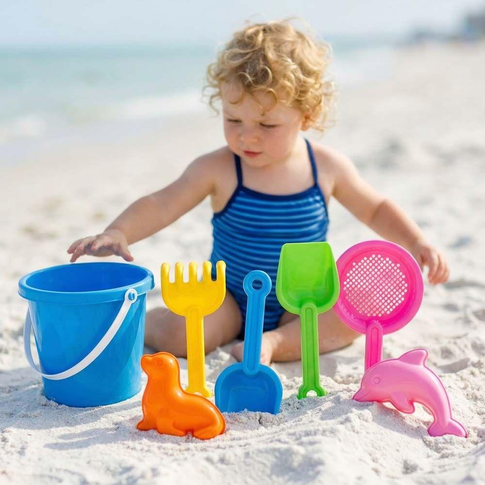 With Bucket Beach Sand Play Toys Parent-Child Summer Beach Toys Beach Shovel Bucket Set  Gifts