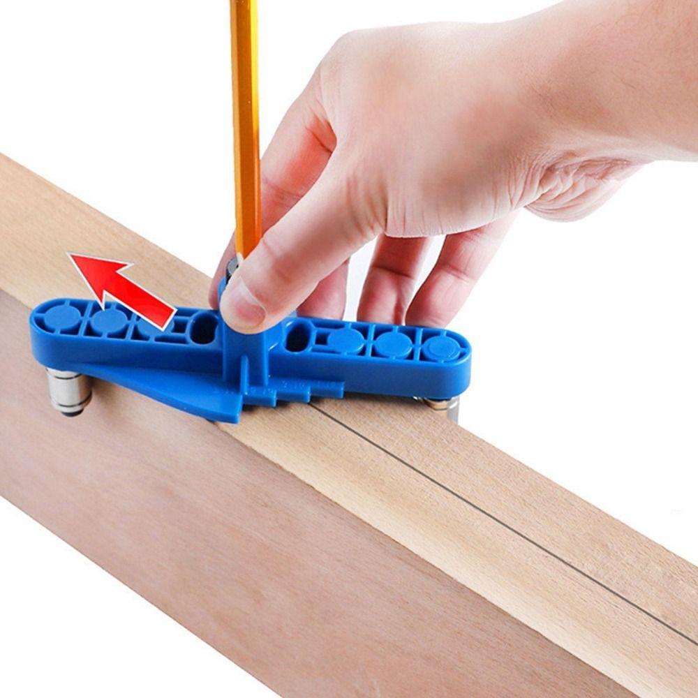 6/8/10mm Drill Sleeve Woodworking Locator Straight Holes Self Centering Scriber Woodworking Tools