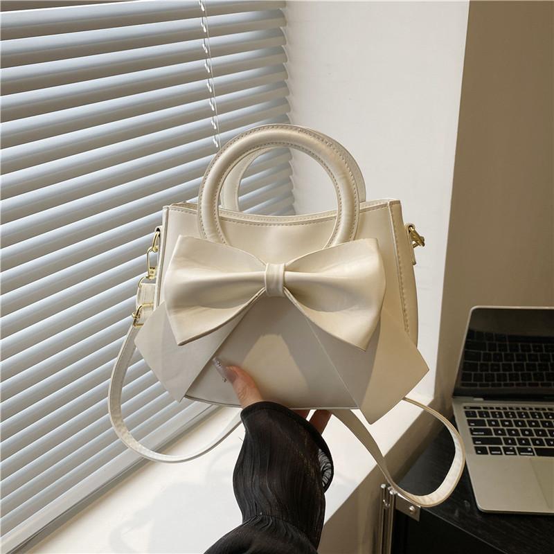 Premium Autumn Women's New Bow, High-end Fashion Single Shoulder Portable Women's Oblique Span Bag