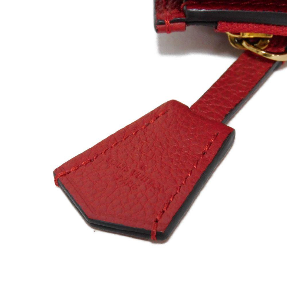 Used 12564 Portefeiulle Pont Neuf Compact M62185 7942 LV logo flower embossed Monogram Empreinte Series unisex from