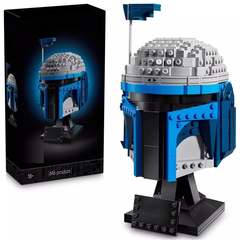 Star Wars Jango Fett Helmet Mask Boy Building Block Toy With Small Pieces As A Gift For The Child