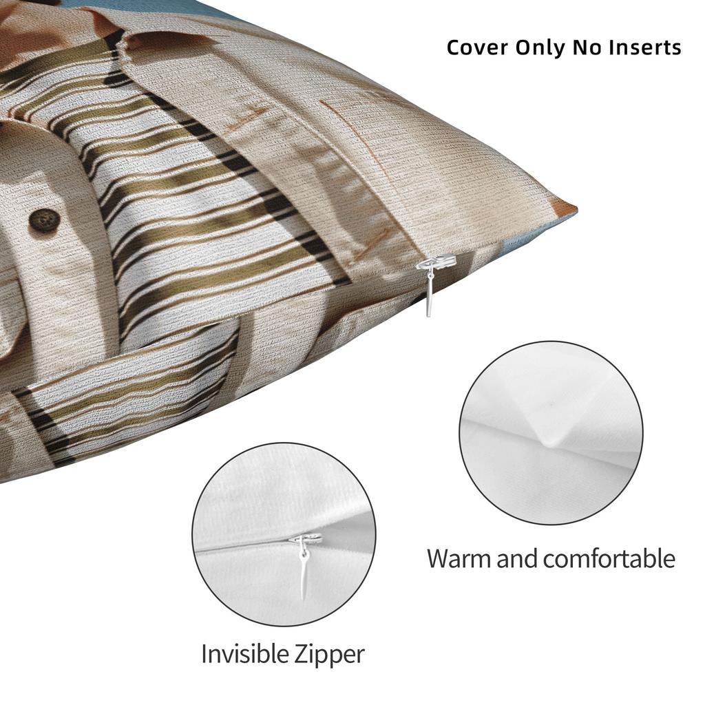 F-Finn Wolfhard Povlak na polštář Vtipný povlak na polštář do kanceláře, auta, domácí dekorace Potisky povlaků na polštáře Dárek