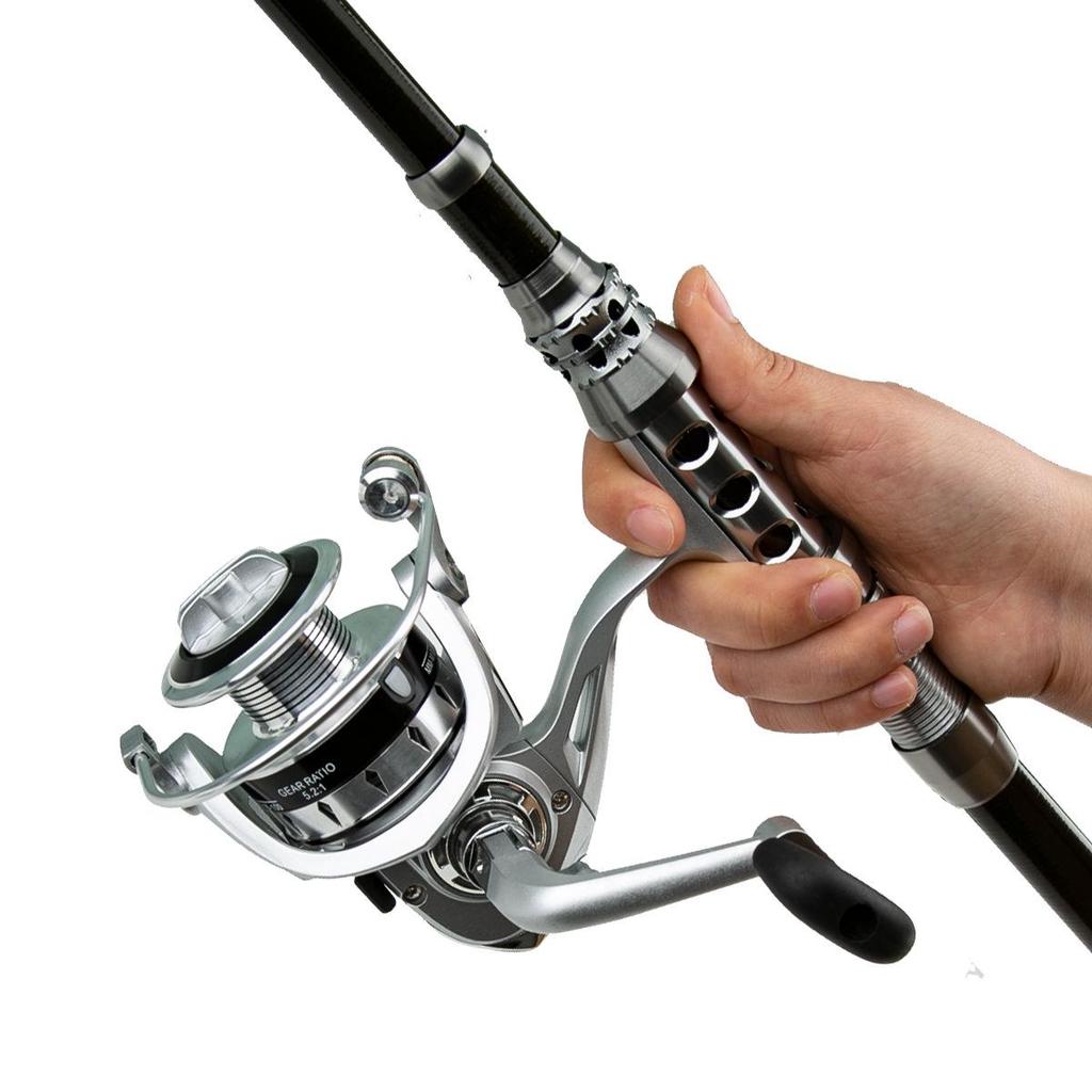 Portable Telescopic Fishing Rod & Reel Set with Soft Bait, Hook, and Line for Long Cast Sea Fishing