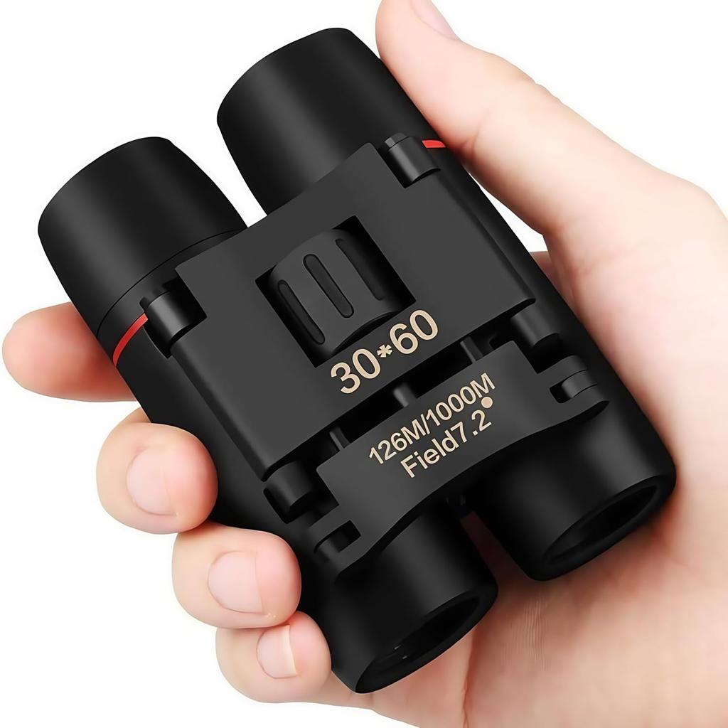 30x60 Compact Binoculars for Adults and Kids - Small Travel Mini Pocket Binoculars for Concert, Opera, Sports, Outdoors, Hiking