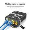 100M Gigabit POE Repeater: One Cable Powers 3 Cameras, 48V Support, No Extra Power Supply Required