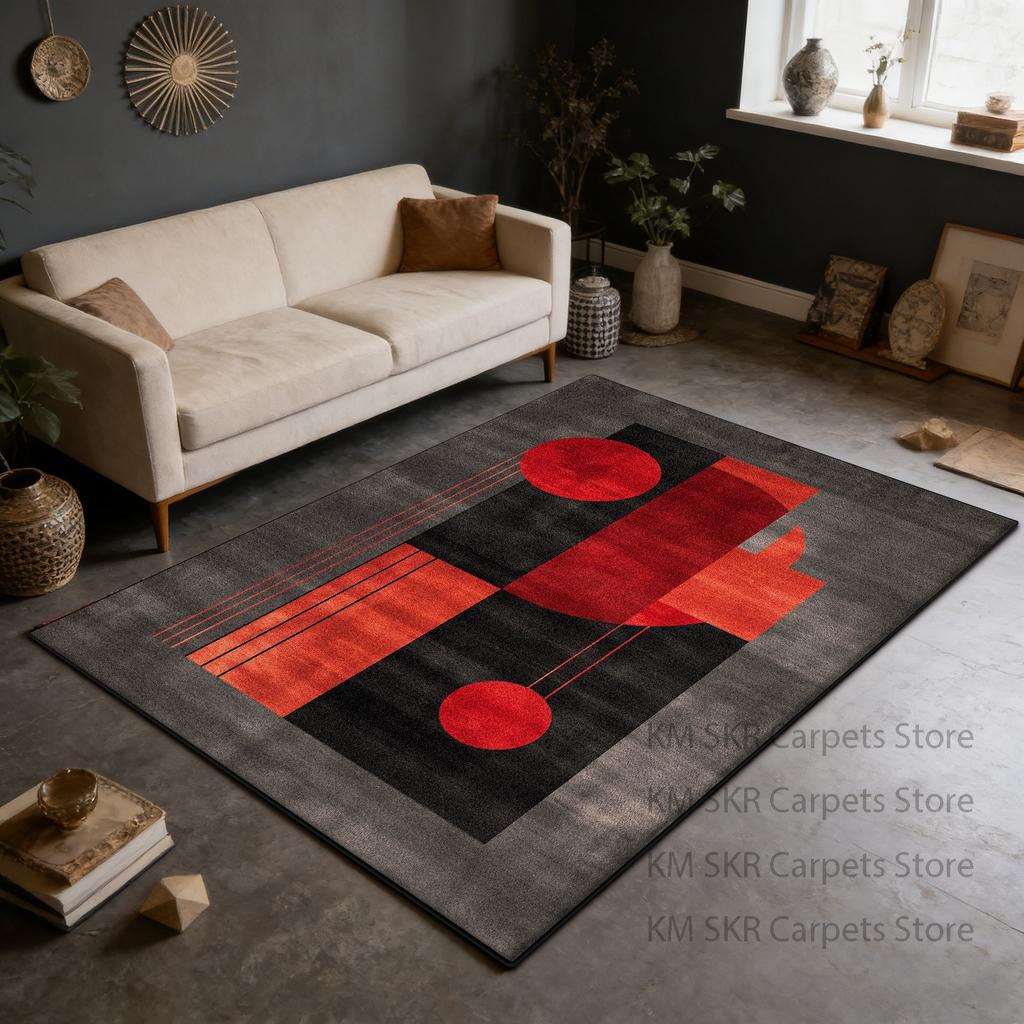 Modern Geometric High-end Large Living Room Sofa Carpet Washable Non-slip Kitchen Rug Decoration Bedroom Soft Fluffy Mat 200×300