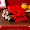 New Home Housewarming Gifts: Firewood Figurines & Joyful Decorations for Wealth and Welcome