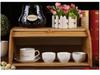 Bamboo Pastry Organizer with Acrylic Lid