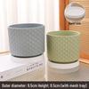 Elegant Large Ceramic Flower Pot with Saucer for Home - Light Luxury Style Ideal for Orchids, Succulents, and Green Plants