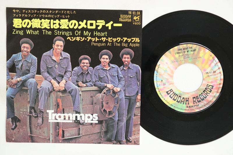 

7-дюймовая пластинка TRUMPS Ваша улыбка — мелодия любви YK41DA BUDDAH 1972 Япония SoulFunk Б/у