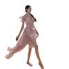 Fairy Suit, Summer Super Fairy Temperament, Seaside Vacation Dress, French Gentle Wind Irregular Neck Sling Skirt
