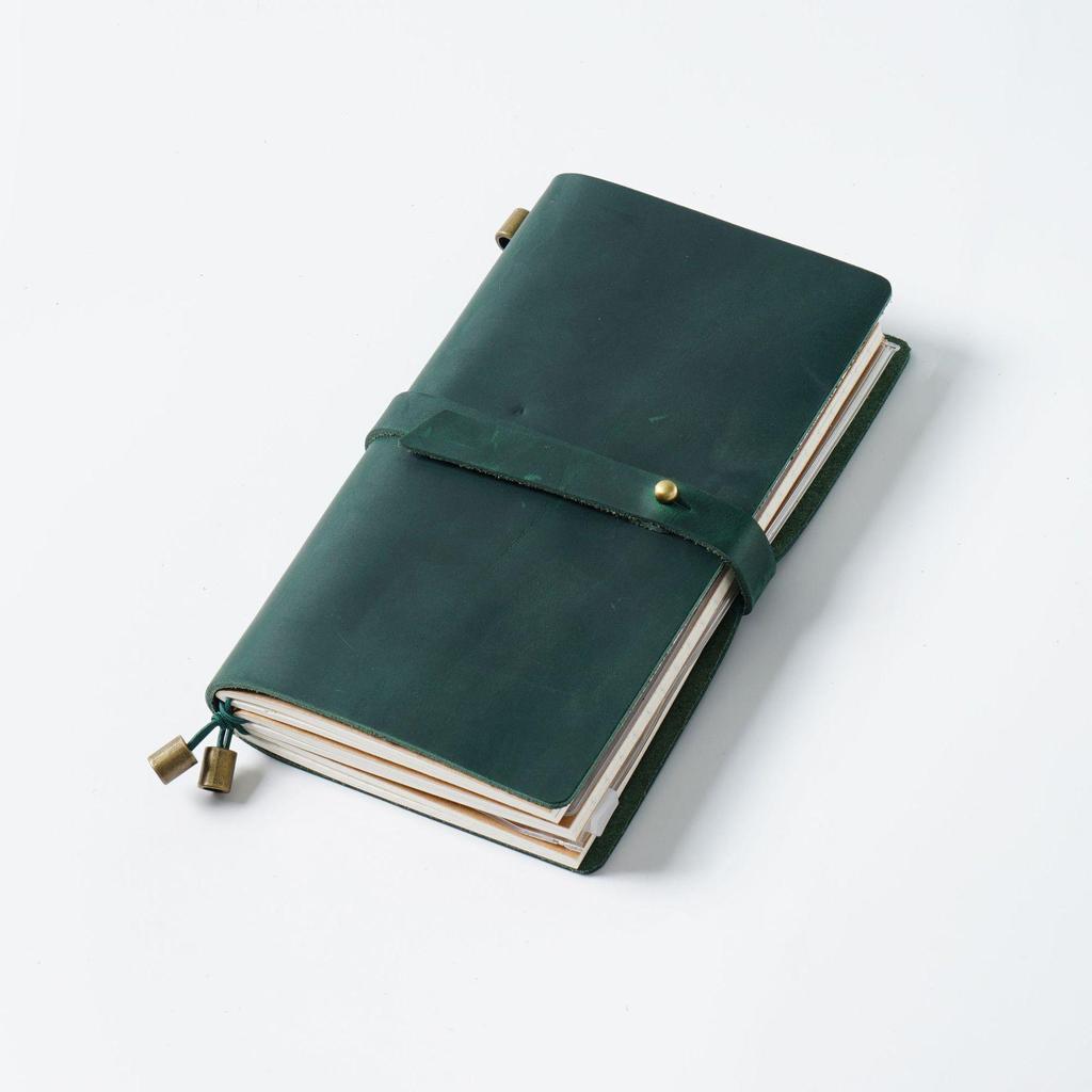 Cross-border Leather Passport Holder & Retro Genuine Leather Notebook
