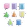 Detachable Geometric Shapes Blocks Transparent Game Math Toys 3D Geometric Cube  Learning Materials