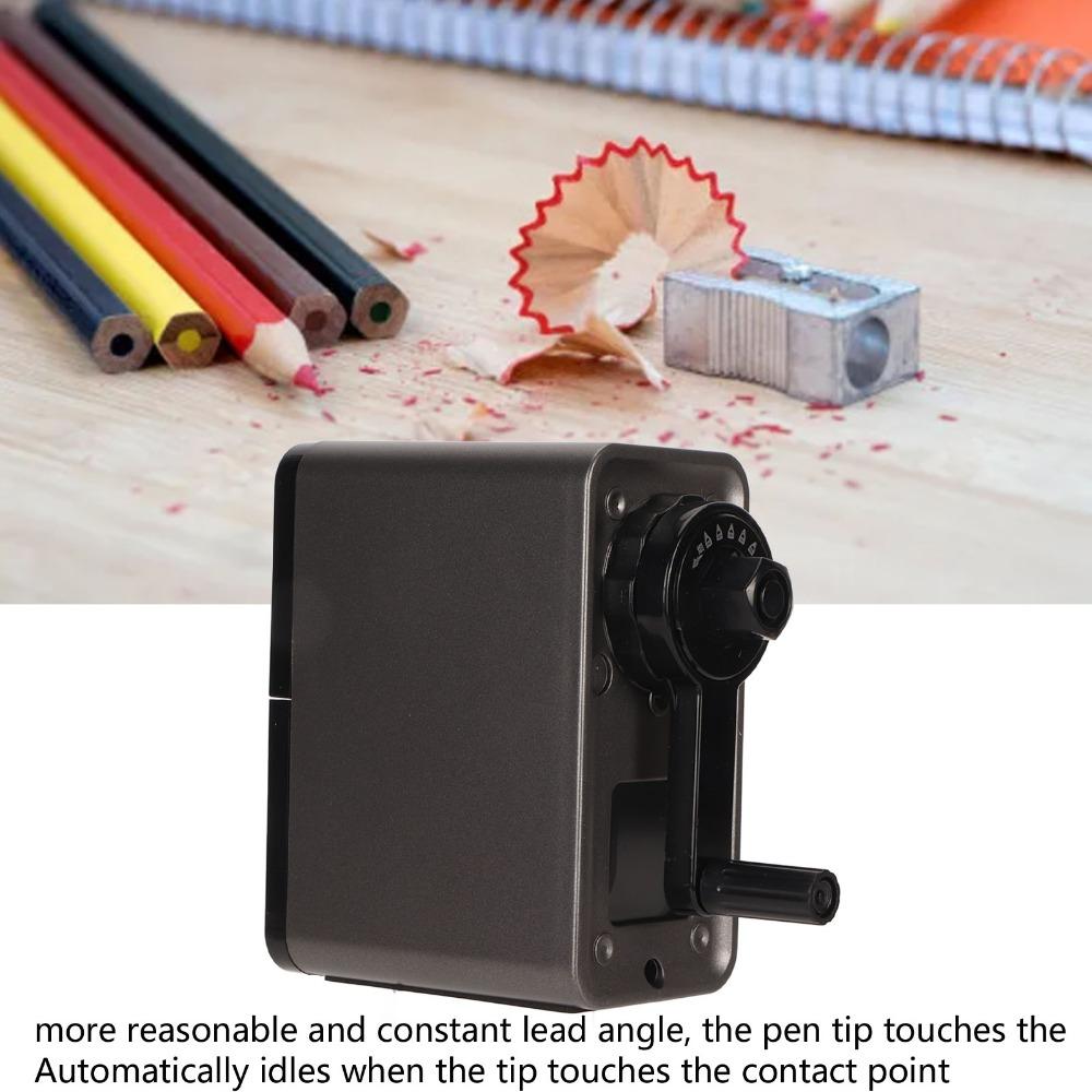 Black Sketch Pencil Sharpener Wide Application Pencil Sharpener Charcoal Pencil