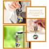 ABOOFAN Set of 2 Volleyball Keychains, Alloy Leather Bag Charms, Keychains, Perfect Gifts for Sports Fans