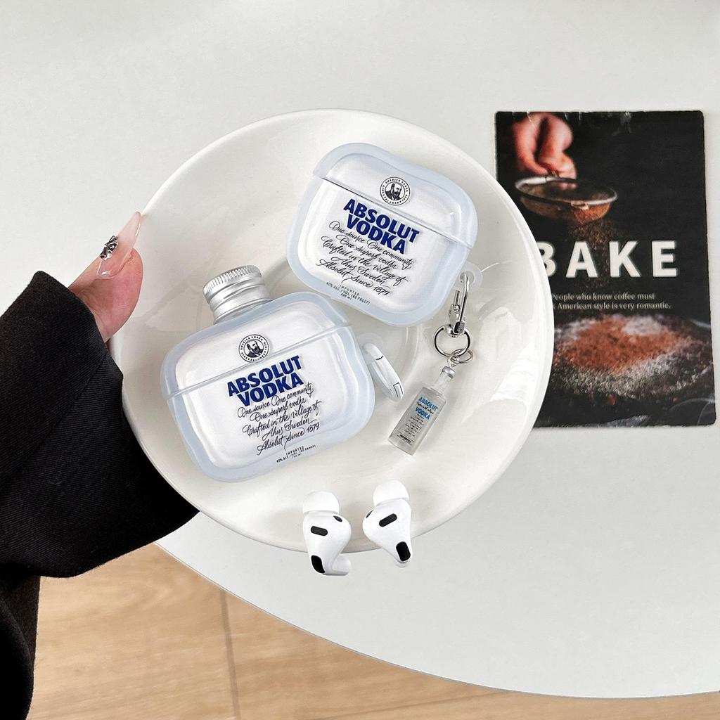 Handmade INS Style Protective Case for AirPods Pro 2 (Bottle Cap Design, Bluetooth Compatible)