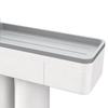 Wall Mount Toothbrush Toothpaste for Organizer - Gray-3 cup, as described cup