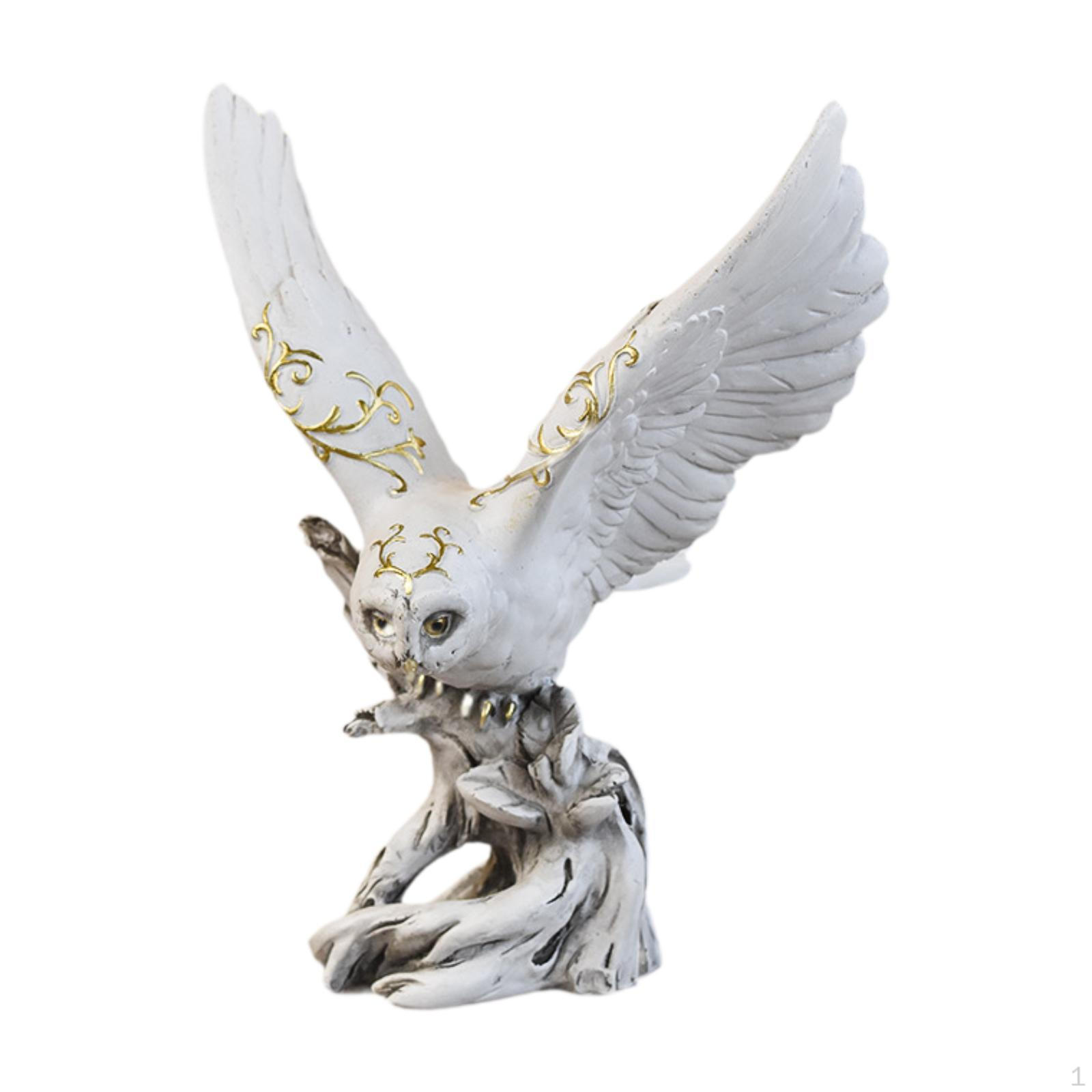 

Элегантная фигурка совы, элемент домашнего декора White Landing
