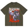 230 Gsm 100% Cotton Berserk V11 Print Unisex Heavy Cotton T Shirt