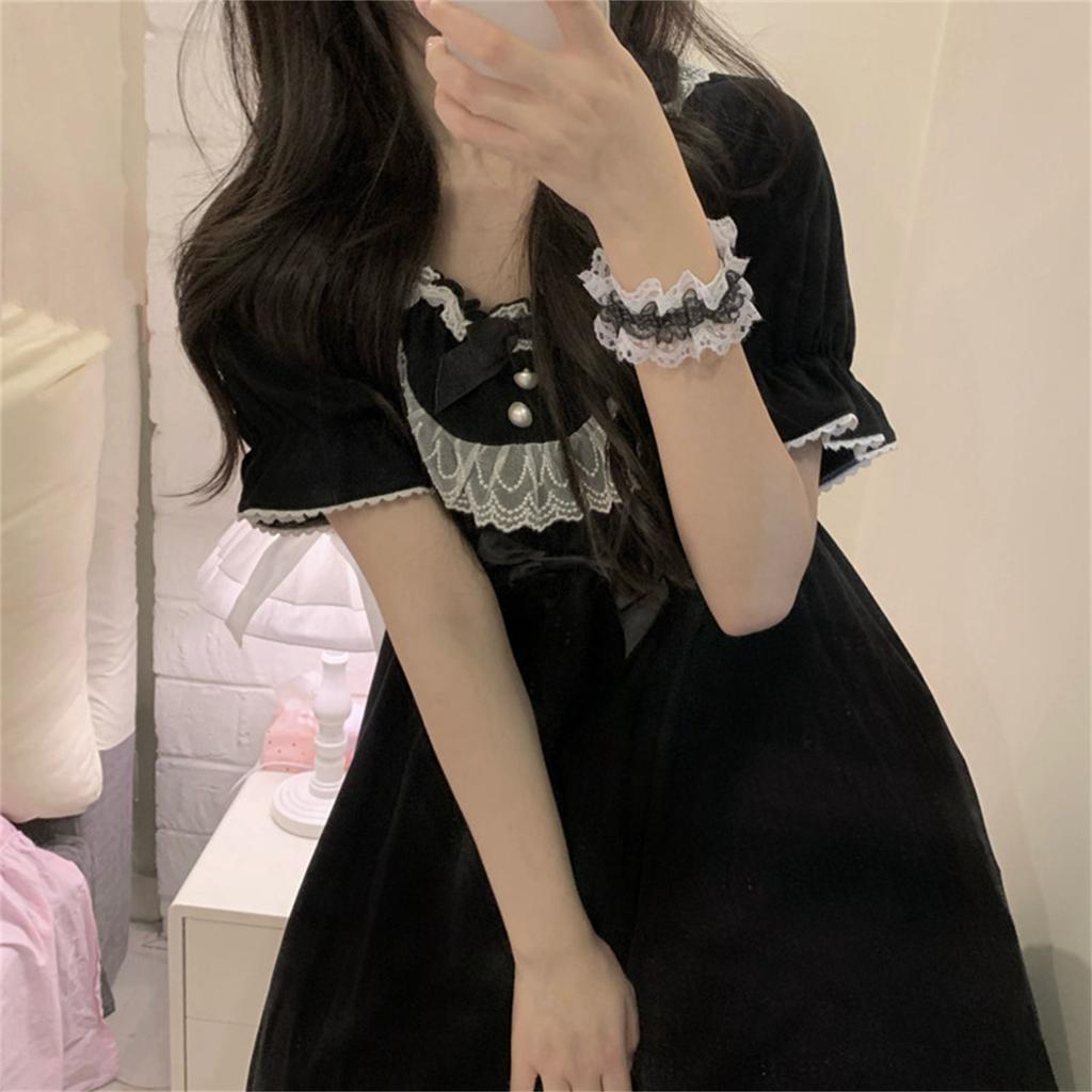 Stylish Lace Middle Tube Socks Girls Black White JK Cotton Breathable Casual Female