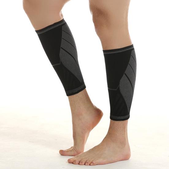 1Pc Shin Protector Soft Fabric Non-Slip Comfortable Breathable Tear Resistant Calf-Protector Skin-touch Shockproof