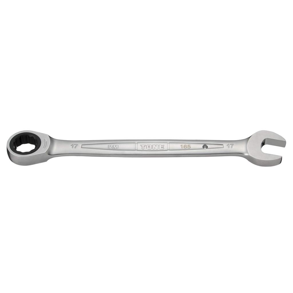 TONE Ratchet Combination Wrench 17mm Jaw Opening RM-17,