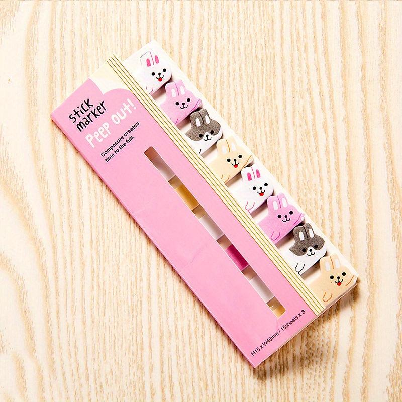 

Cute Asymmetric Ear Animal Sticky Notes with Self-Adhesive Backing - Adorable Diary & Planner Stickers Suitable for Journals, Scrapbooks, Planners