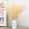 20Pcs Faux Pampas Grass, 21.6" Short Artificial Pompous Grass Floral Fake Pompas Grass Branches Vase Filler Flower Arrangement