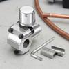 Line Tap Faucet Adapter Kit with Spanner Zinc Alloy Refrigerator Piercing Puncture Adapter Piercing Line Tap Kit