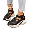 Pegged Heels Women's Shoes Platform Shoes Hollowed-out Shoes Sandals