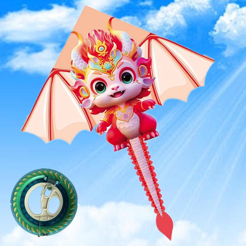 Weifang Snake Treasure Cartoon Kite - Easy-to-Fly for Adults & Kids