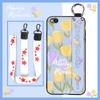 Soft Case Oil Painting Phone Case For Xiaomi Redmi GO Flower Durable Dirt-resistant Kickstand Protective Wristband Ring