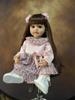 Pink Reborn Doll Sweater Gift for Little Girls