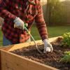 Garlic Digging Shovel Agricultural Stainless Steel Flower Shovel Gardening Weeding Dig Herbs Shovel Garden Tool